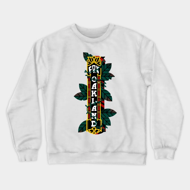 Oakland Fox Theater Sign Crewneck Sweatshirt by Holt510